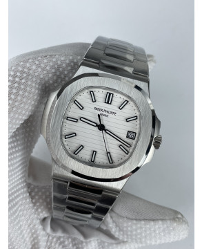 (준비완료/특급배송)NO.2387/3K공장 V2 파텍필립 노틸러스 화이트다이얼 브슬