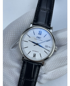 (준비완료/특급배송)NO.2546/V7공장 포르토피노 화이트다이얼 로즈골드 150주년 악어스트랩